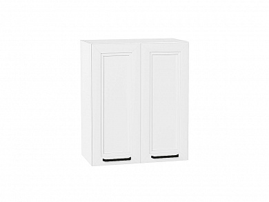 Шкаф верхний с 2-мя дверцами Нео 716*600*320 White Silk / Белый
