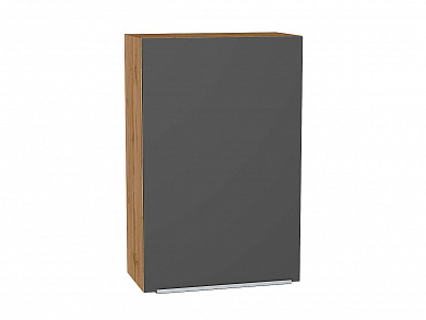 Шкаф верхний с 1-ой дверцей Фьюжн 920*600*320 Stormy Silk / Дуб Вотан