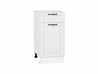 Шкаф нижний с 1-ой дверцей и ящиком Дублин 816*400*478 Special White / Белый