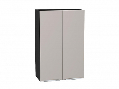 Шкаф верхний с 2-мя дверцами Фьюжн 920*600*320 Clay Silk / Graphite