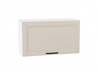 Шкаф верхний горизонтальный Нео 458*800*320 Cream Silk / Белый