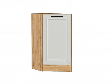 Шкаф нижний торцевой Нео 816*296*554 Grey Silk / Дуб Вотан