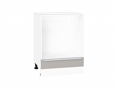 Шкаф нижний под духовку Фьюжн 816*600*476 Clay Silk / Белый