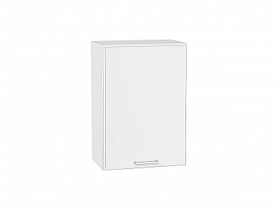 Шкаф верхний с 1-ой дверцей Квадро 716*500*321 Белый / Белый