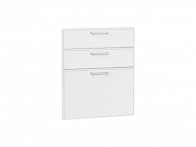 Комплект фасадов Квадро для каркаса Ф-43 Н603 702*596*19 Белый