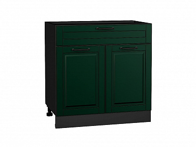 Шкаф нижний с 2-мя дверцами и ящиком Дублин 816*800*478 Special Green / Graphite