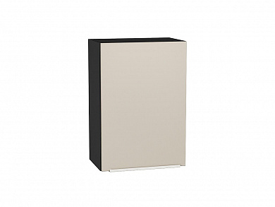 Шкаф верхний с 1-ой дверцей Фьюжн 716*500*320 Cream Silk / Graphite