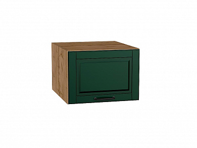 Шкаф верхний горизонтальный глубокий Дублин 358*500*574 Special Green / Дуб Вотан