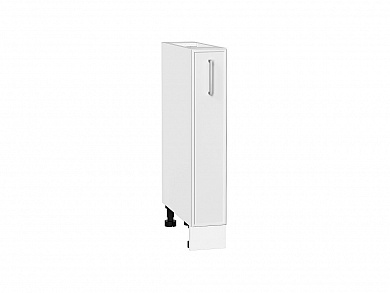 Шкаф нижний бутылочница Квадро 816*150*481 Белый / Белый