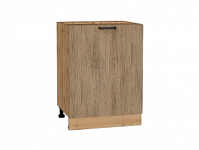 Шкаф нижний с 1-ой дверцей Флэт 816*600*478 Natural Casella Oak 2S / Дуб Вотан