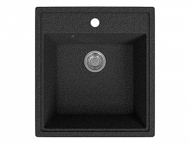 Мойка врезная Vivat 465021 1Ч 180*465*505 МатЧерный