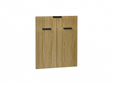 Комплект фасадов Евро Лайн для каркаса Ф-41М Н601М/ШП601 709*598*16 Дуб песочный