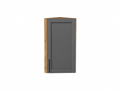 Шкаф верхний торцевой Сканди 716*300*306 Stormy Silkwood / Дуб Вотан