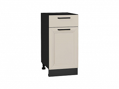 Шкаф нижний с 1-ой дверцей и ящиком Нео 816*400*478 Cream Silk / Graphite