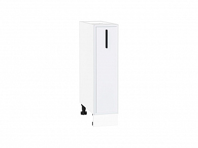 Шкаф нижний бутылочница Фрейм 816*200*484 White Silk / Белый