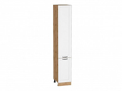 Шкаф пенал с 2-мя дверцами Дублин 2336*400*574 Special White / Дуб Вотан