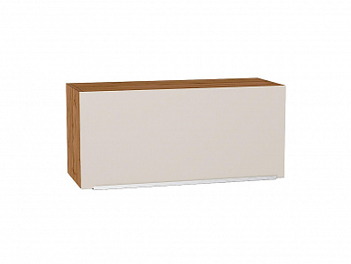 Шкаф верхний горизонтальный Фьюжн 358*800*320 Cream Silk / Дуб Вотан