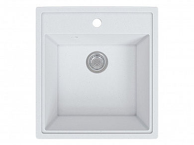 Мойка врезная Vivat 465021 1Ч 180*465*505 МатБелый