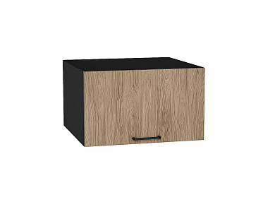 Шкаф верхний горизонтальный глубокий Флэт 358*600*574 Natural Casella Oak 2S / Graphite