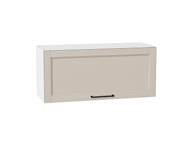 Шкаф верхний горизонтальный Сканди 358*800*320 Cream Silkwood / Белый
