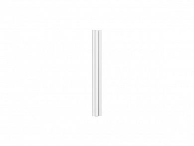 Комплект планок Дублин для углового шкафа Ф-99 716*105*16 Special White