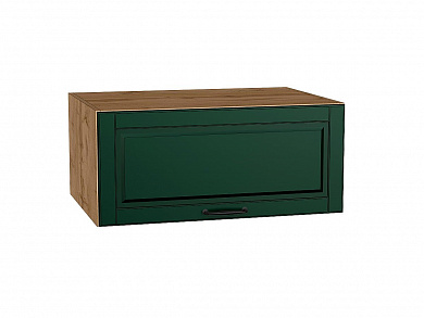 Шкаф верхний горизонтальный глубокий Дублин 358*800*574 Special Green / Дуб Вотан