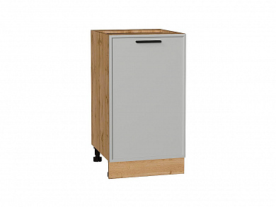 Шкаф нижний с 1-ой дверцей Фрейм 816*450*484 Grey Silk / Дуб Вотан