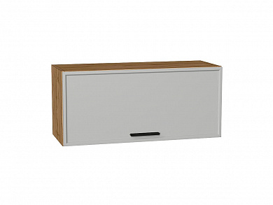 Шкаф верхний горизонтальный Фрейм 358*800*324 Grey Silk / Дуб Вотан