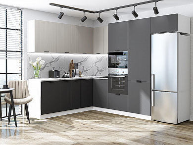 Евро Лайн-03 2140*2150/2800*600 Агат/Антрацит