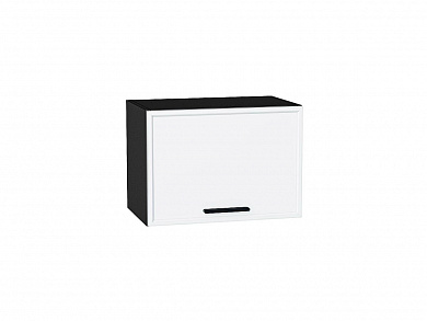 Шкаф верхний горизонтальный Фрейм 358*500*324 White Silk / Graphite