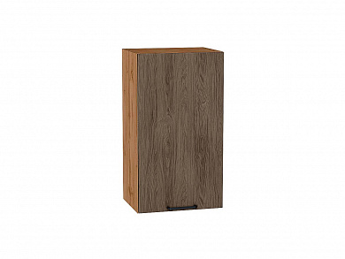 Шкаф верхний с 1-ой дверцей Флэт 716*400*318 Brown Casella Oak 2S / Дуб Вотан
