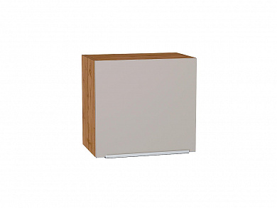 Шкаф верхний горизонтальный Фьюжн 458*500*318 Clay Silk / Дуб Вотан