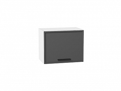 Шкаф верхний горизонтальный Фрейм 358*450*324 Stormy Silk / Белый