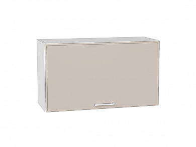 Шкаф верхний горизонтальный Квадро 458*800*321 Кашемир / Белый