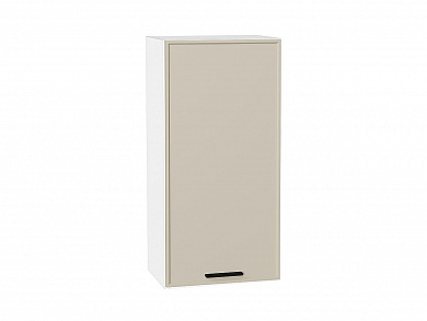 Шкаф верхний с 1-ой дверцей Фрейм 920*450*324 Cream Silk / Белый