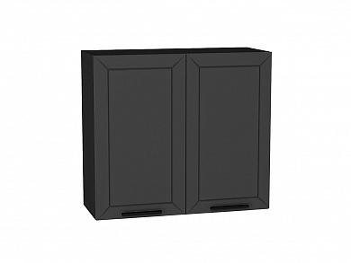 Шкаф верхний с 2-мя дверцами Глетчер 716*800*318 Маренго Силк / Graphite