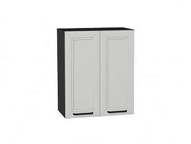 Шкаф верхний с 2-мя дверцами Нео 716*600*320 Grey Silk / Graphite