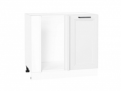 Шкаф нижний угловой Нео 816*890*480 White Silk / Белый
