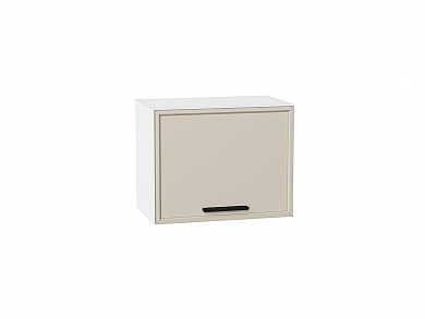 Шкаф верхний горизонтальный Фрейм 358*450*324 Cream Silk / Белый