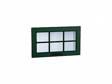 Комплект фасадов Дублин со стеклом для каркаса Ф-86 ВГ600 354*596*16 Special Green