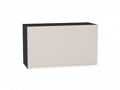 Шкаф верхний горизонтальный Фьюжн 458*800*318 Cream Silk / Graphite