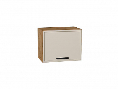 Шкаф верхний горизонтальный Фрейм 358*450*324 Cream Silk / Дуб Вотан