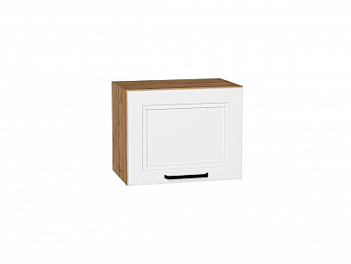 Шкаф верхний горизонтальный Нео 358*450*320 White Silk / Дуб Вотан