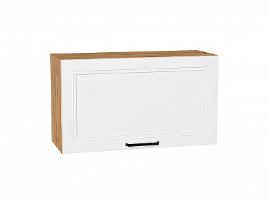 Шкаф верхний горизонтальный Нео 458*800*320 White Silk / Дуб Вотан
