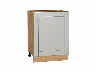 Шкаф нижний с 1-ой дверцей Лофт 816*600*480 Grey Silk / Дуб Вотан