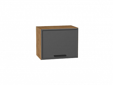 Шкаф верхний горизонтальный Фрейм 358*450*324 Stormy Silk / Дуб Вотан