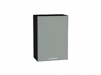 Шкаф верхний с 1-ой дверцей Квадро 716*500*321 Аквамарин / Graphite