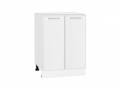 Шкаф нижний с 2-мя дверцами Квадро 816*600*481 Белый / Белый