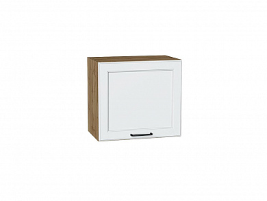 Шкаф верхний горизонтальный Барселона 458*500*324 Белый / Дуб Вотан