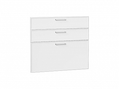 Комплект фасадов Квадро для каркаса Ф-53 Н803 702*796*19 Белый